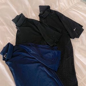 $20 with Bundle:Nike Golf: Bundle of 3 Men’s Size Large 2 Black and 1 Navy Blue